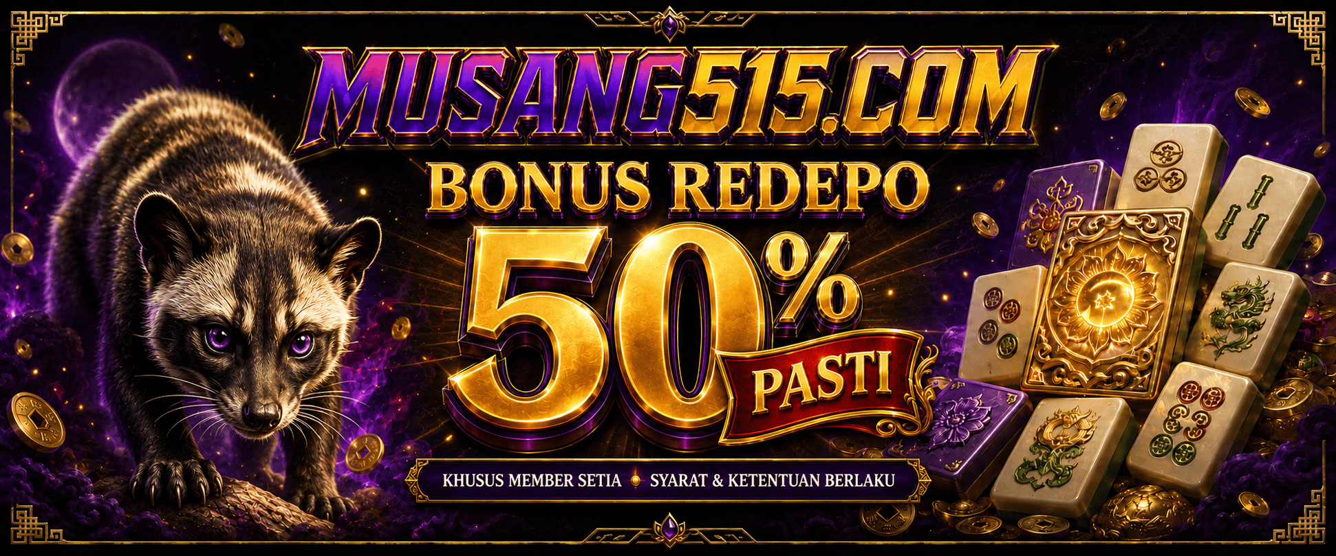 MUSANG515: Agen Judi Slot Online Deposit Dana Terpercaya 2026 promo